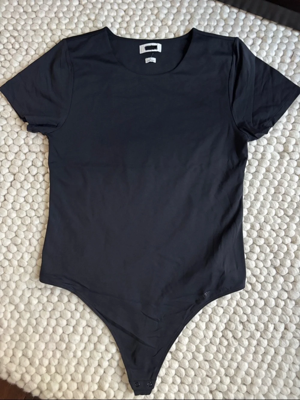 Aritzia Black Short Sleeve Bodysuit, new without tags - Picture 1 of 5